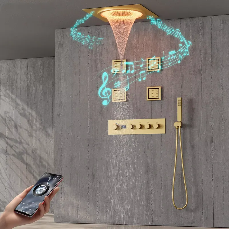 Home For Bathroom - Smart LED Shower Set Bathroom Music