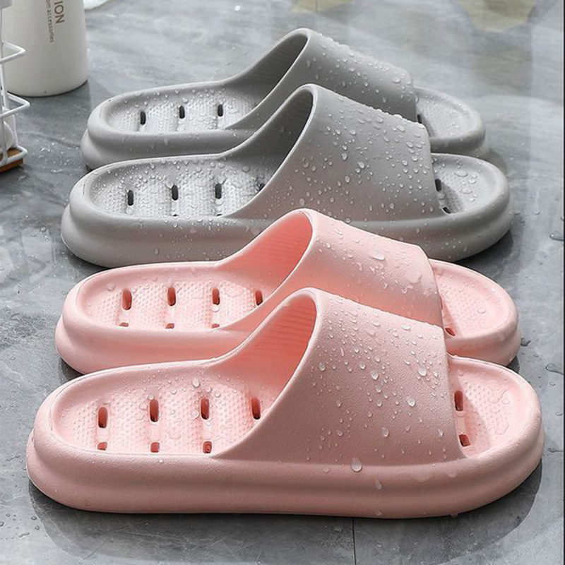 Home Bath - Hollow Out EVA Bathroom Shower Slippers