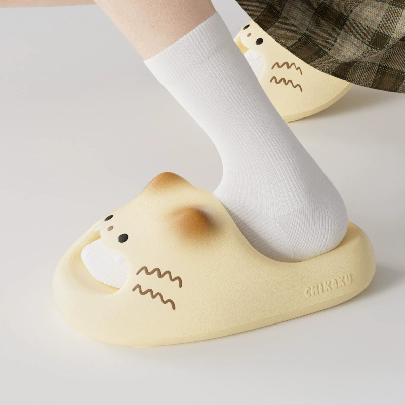 Your Home Bathroom - Funny Open Toe Cat Slippers with