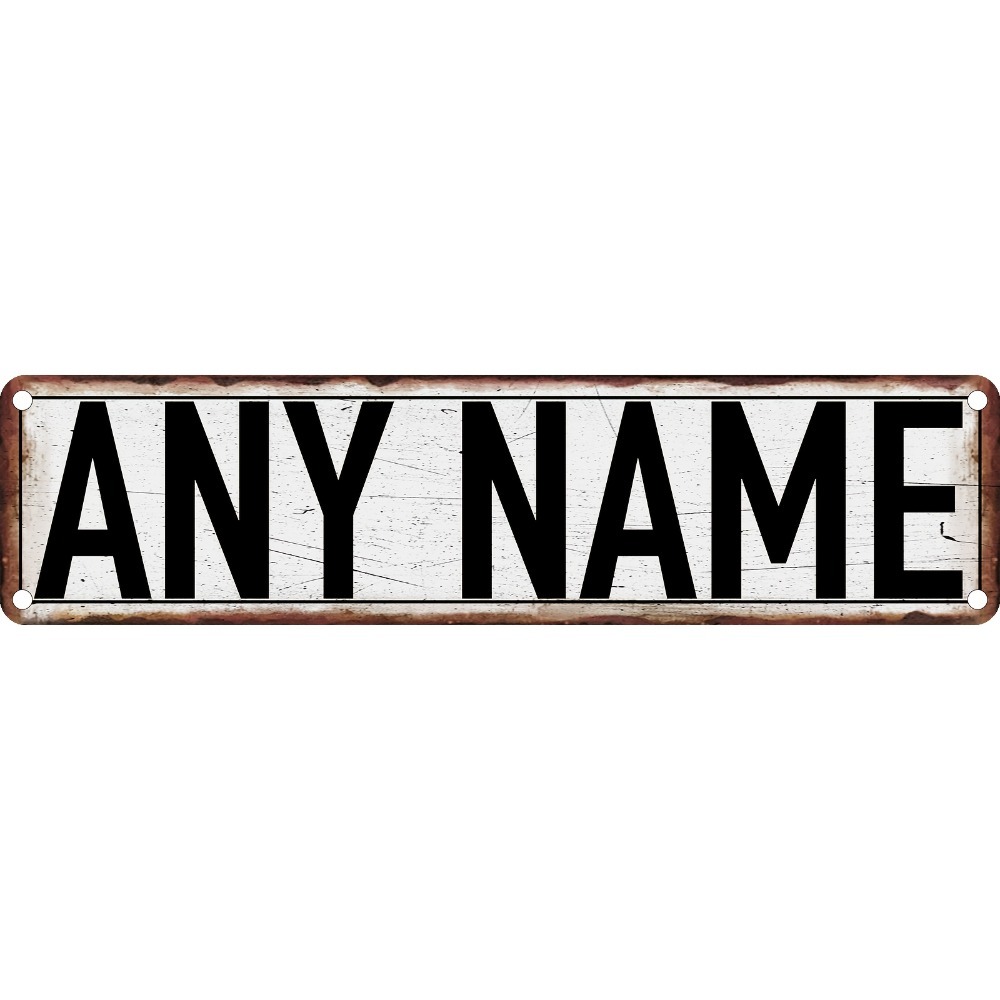 Home Bathroom Signs - 2D Flat 16 Colors Custom Aluminum