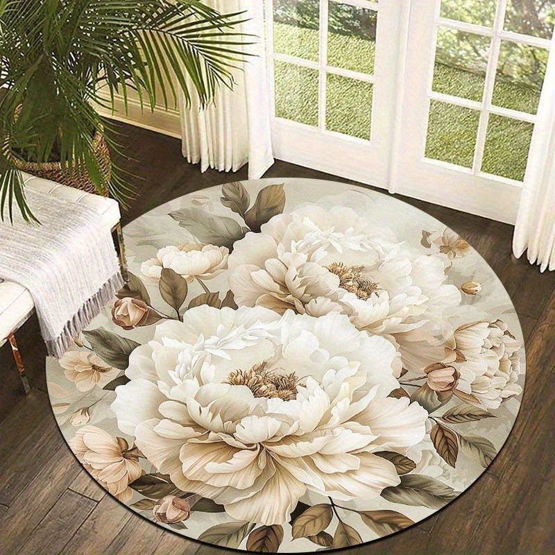 Home Bathroom Trends - Round Capybara Gamer Rug Cute Animal