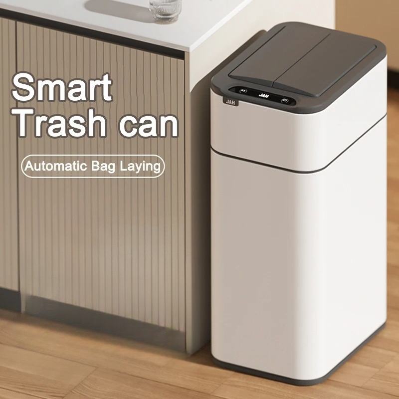 Home Kitchen & Bathroom - Smart Trash Can with lid 15L/20L