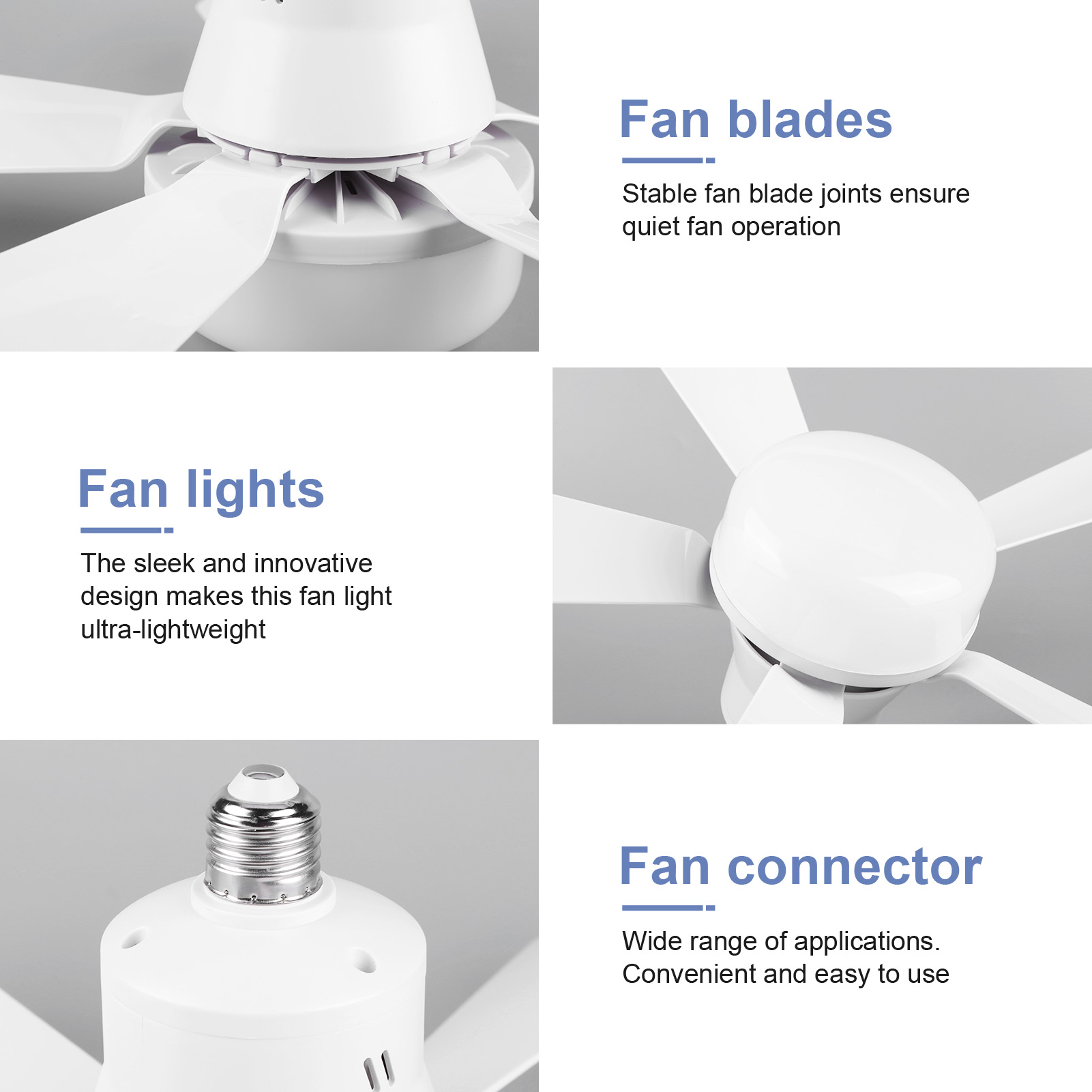 2-in-1 Socket Ceiling Fans Lig - đánh giá và giá Home Kitchen & Bathroom