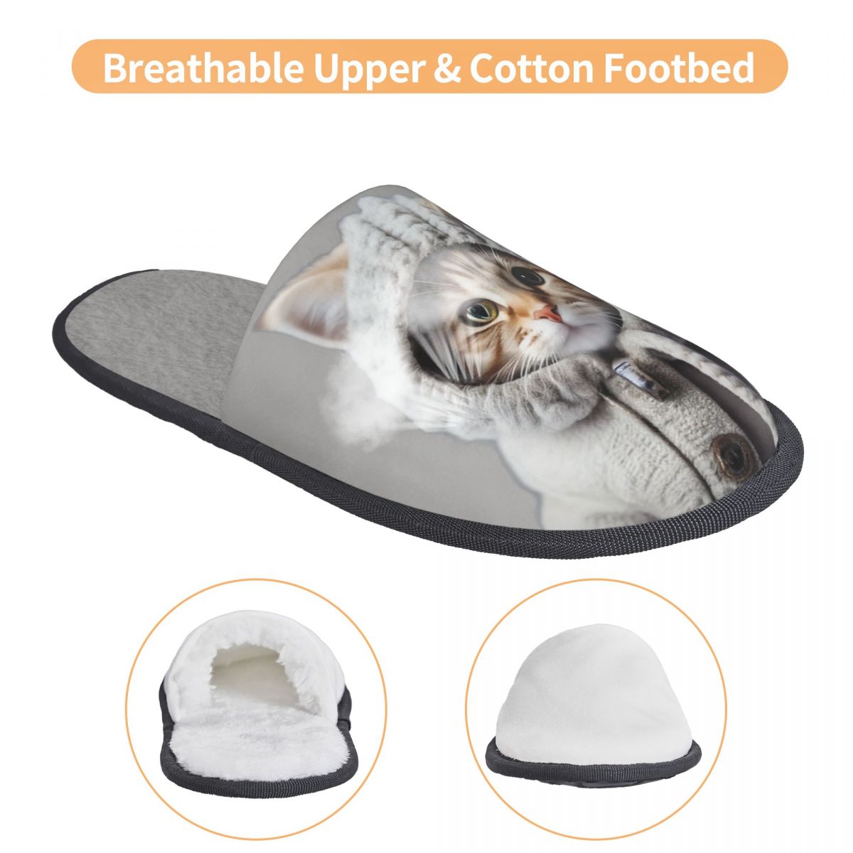 Custom Cute Cat Guest Slippers - đánh giá và giá Your Home Bathroom