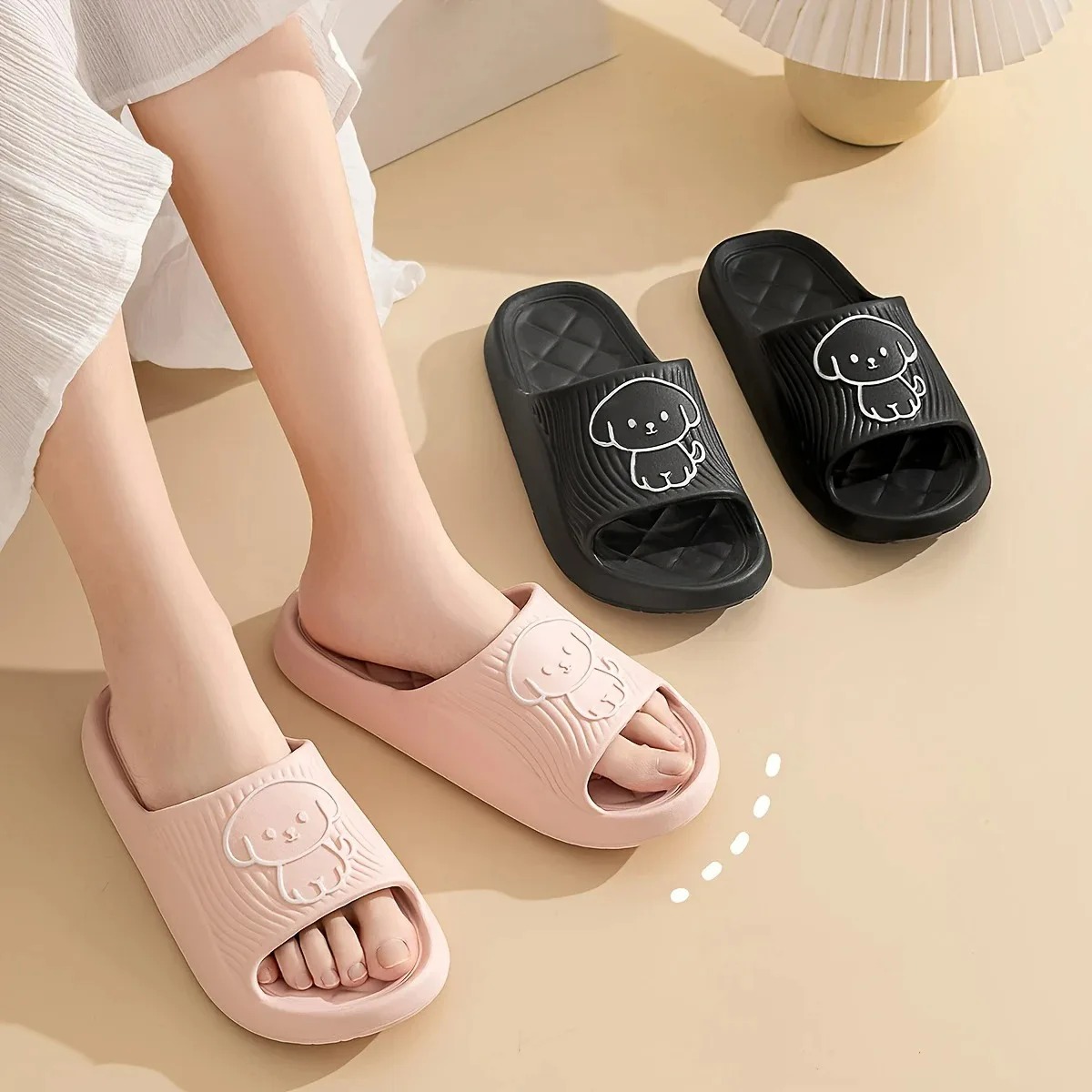 Cute Carton Slippers Bathroom  - đánh giá và giá Your Home Bathroom