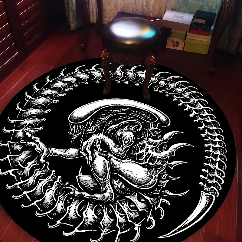 Round Alien Xenomorph Rug Sci- - đánh giá và giá Home Bathroom Trends