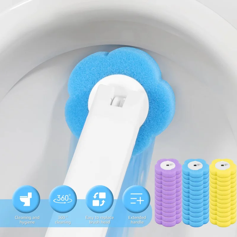 12/18Pcs Toilet Brush With Dis - đánh giá và giá Home Bathroom Upgrades