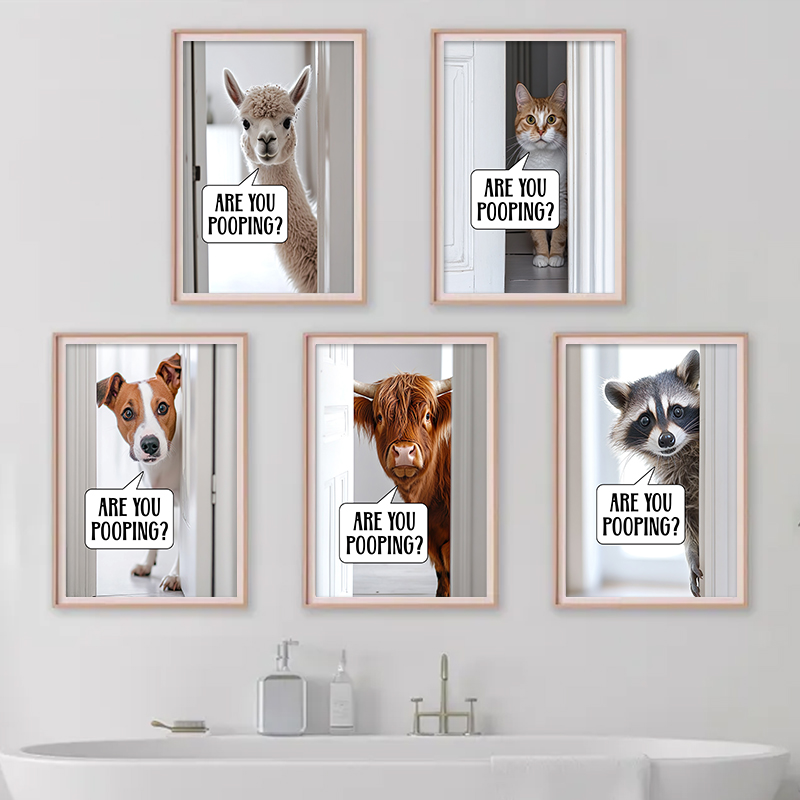 Cute Moving ‘Are You Pooping?’ - đánh giá và giá Home Bathroom Trends