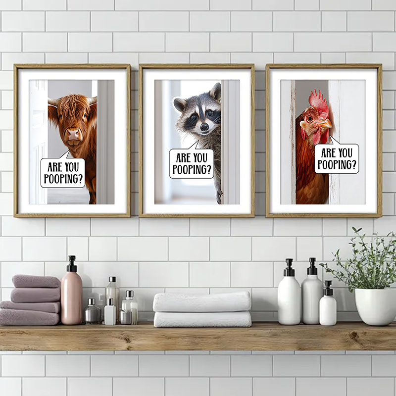 Cute Moving ‘Are You Pooping?’ - đánh giá và giá Home Bathroom Trends