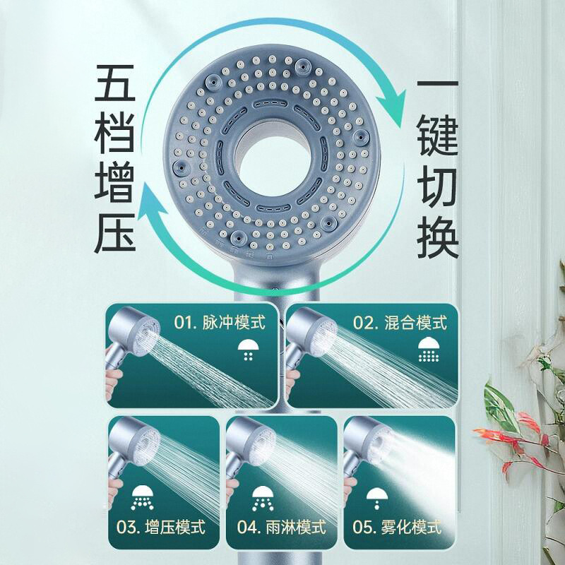 Upgrade 5 Modes Shower Head Hi - đánh giá và giá Home Bathroom Upgrades