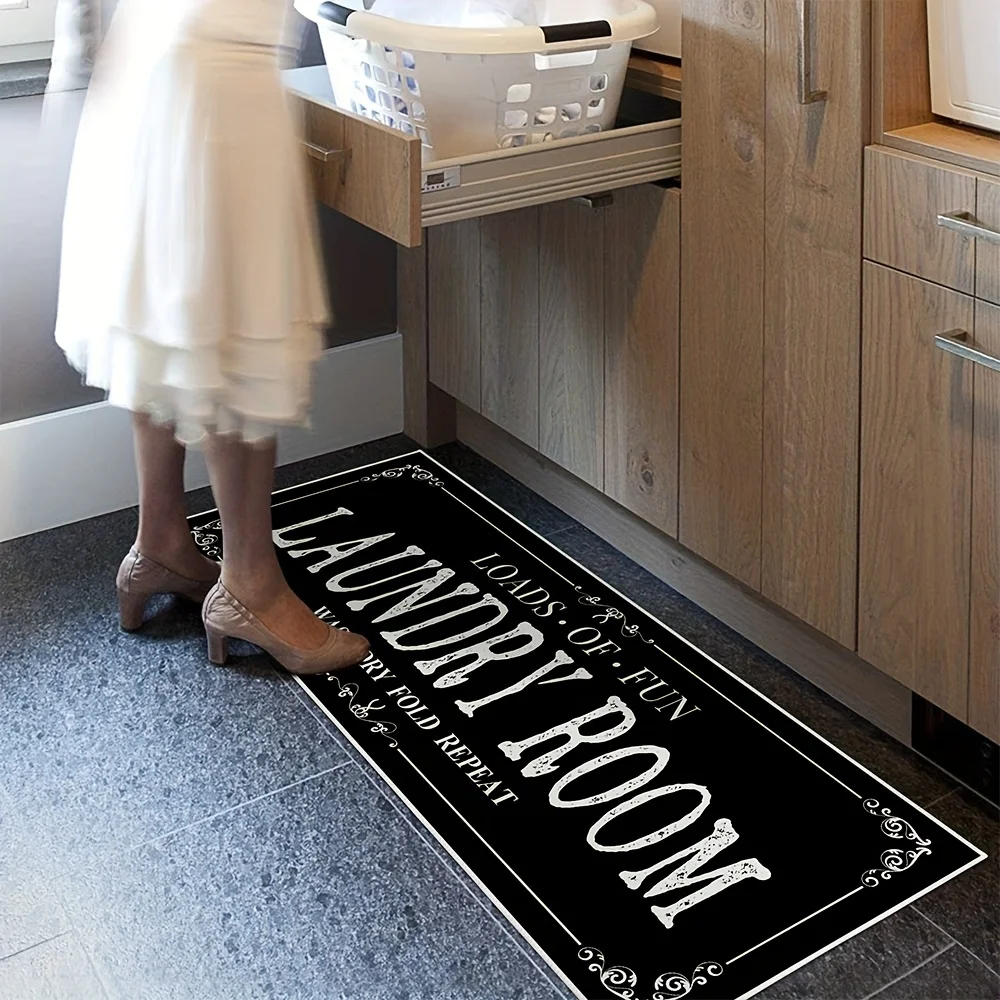 Laundry Room Rug Runner Non Sl - đánh giá và giá Zara Home Bathroom Accessories