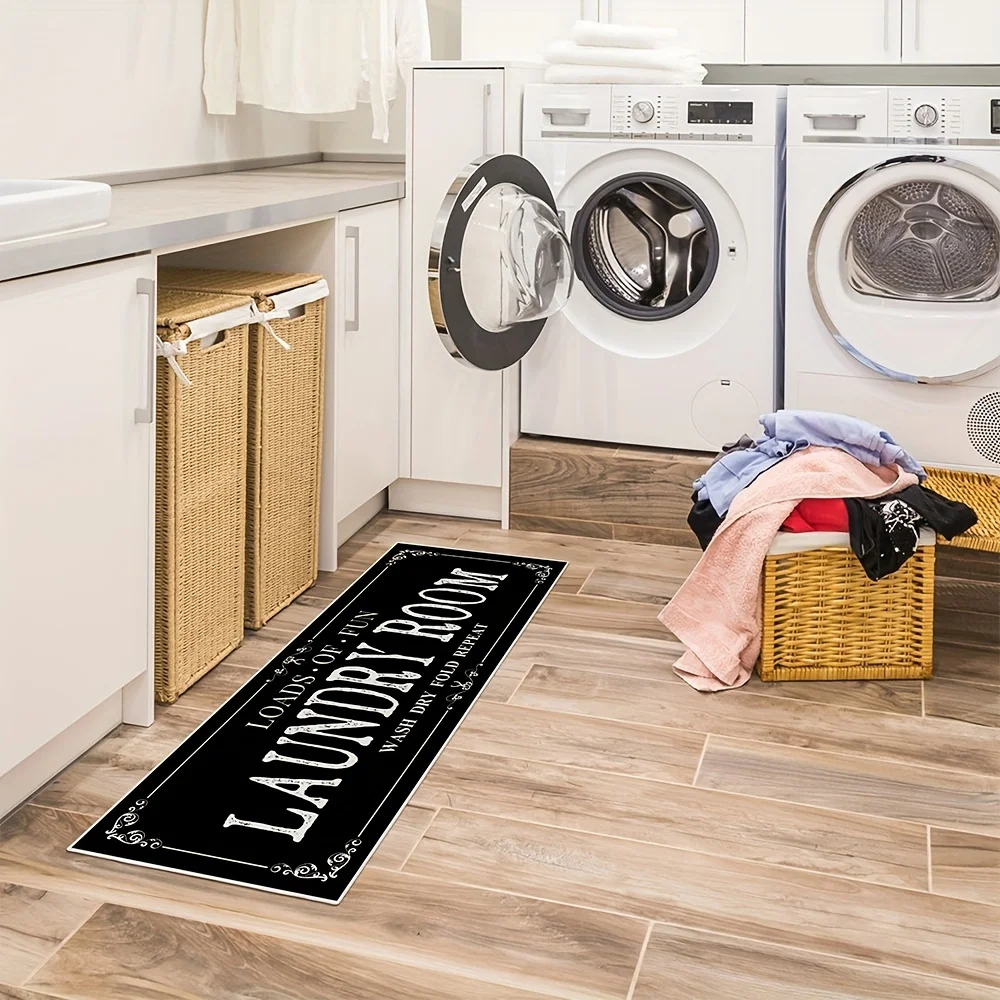 Laundry Room Rug Runner Non Sl - đánh giá và giá Zara Home Bathroom Accessories