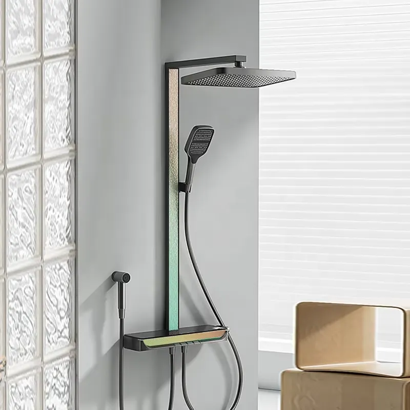 Brass Digital Waterfall Shower - đánh giá và giá Home Bath
