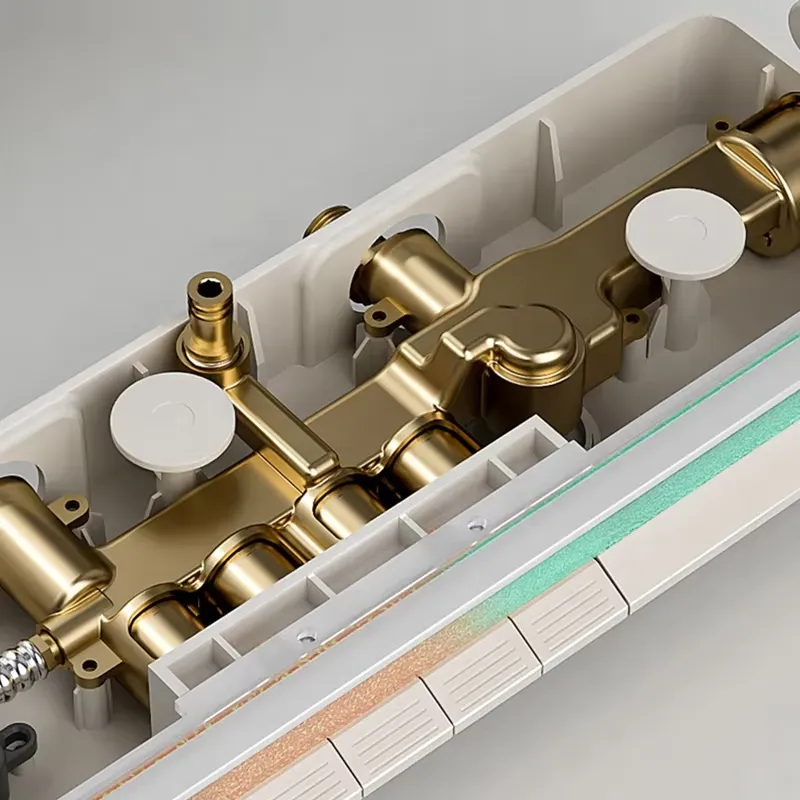 Brass Digital Waterfall Shower - đánh giá và giá Home Bath