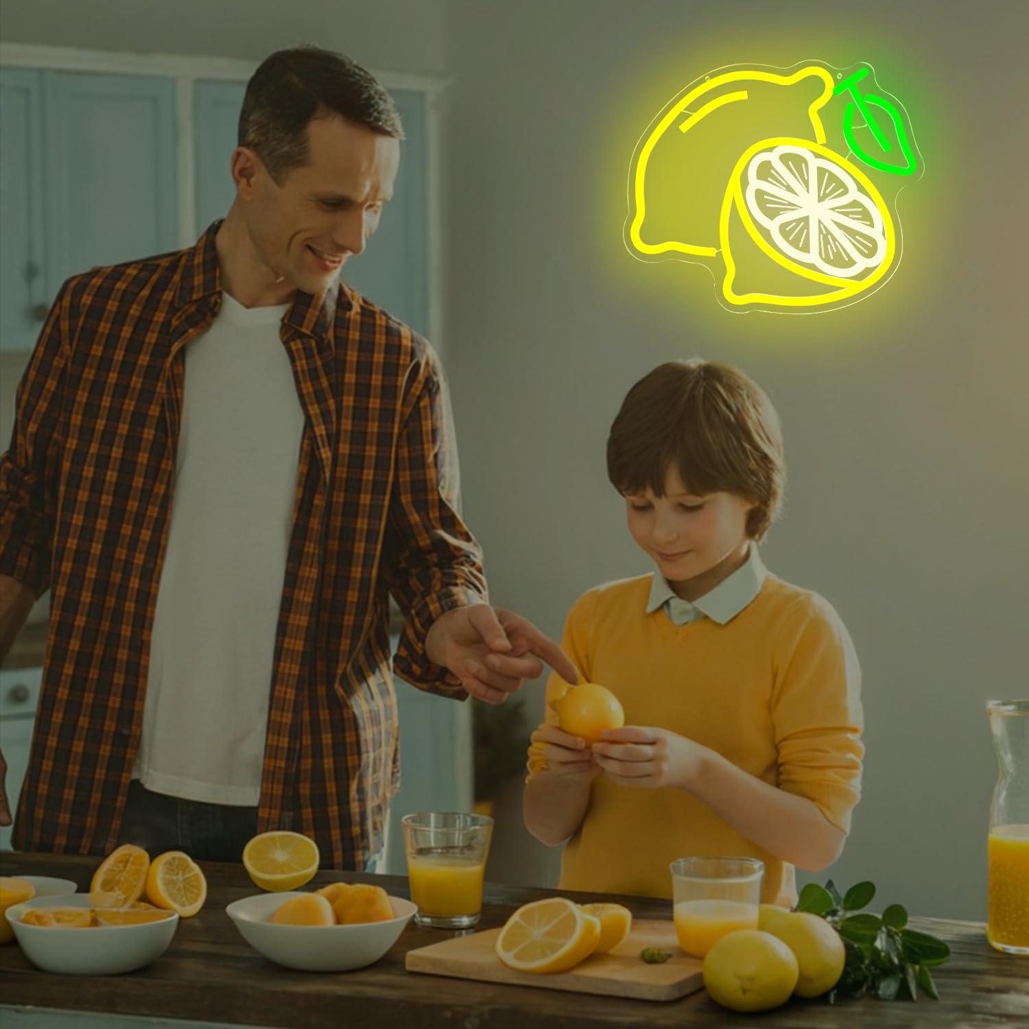 Lemon Neon Sign Dimmable LED L - đánh giá và giá Home Kitchen & Bathroom