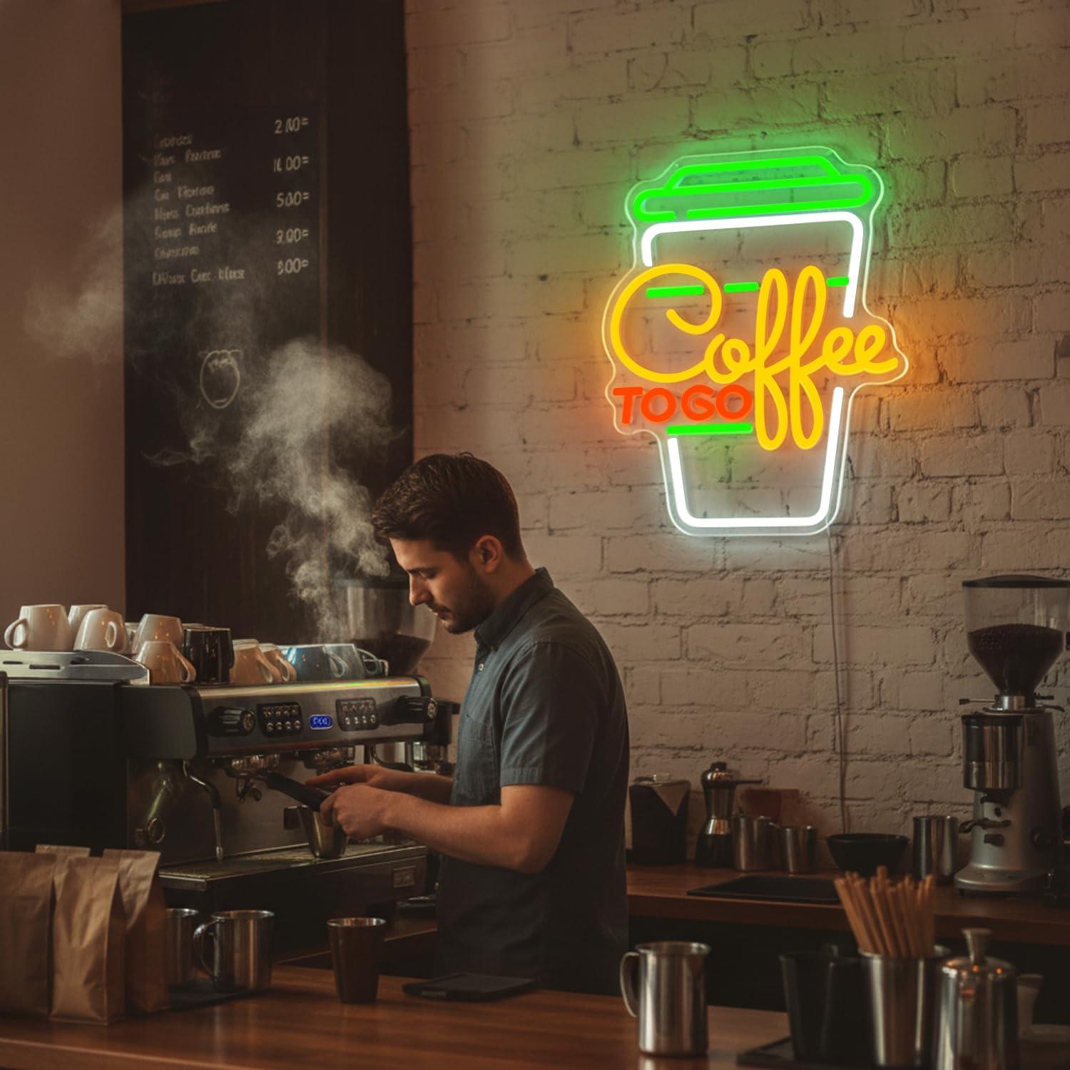 Coffee Neon Sign USB Dimmable  - đánh giá và giá Home Kitchen & Bathroom