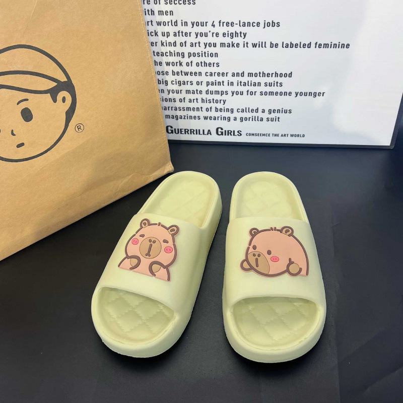 Women Slippers Cute Capybara H - đánh giá và giá Your Home Bathroom