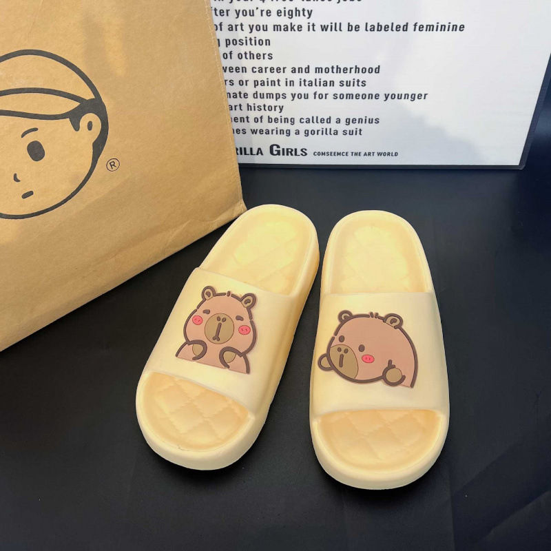 Women Slippers Cute Capybara H - đánh giá và giá Your Home Bathroom
