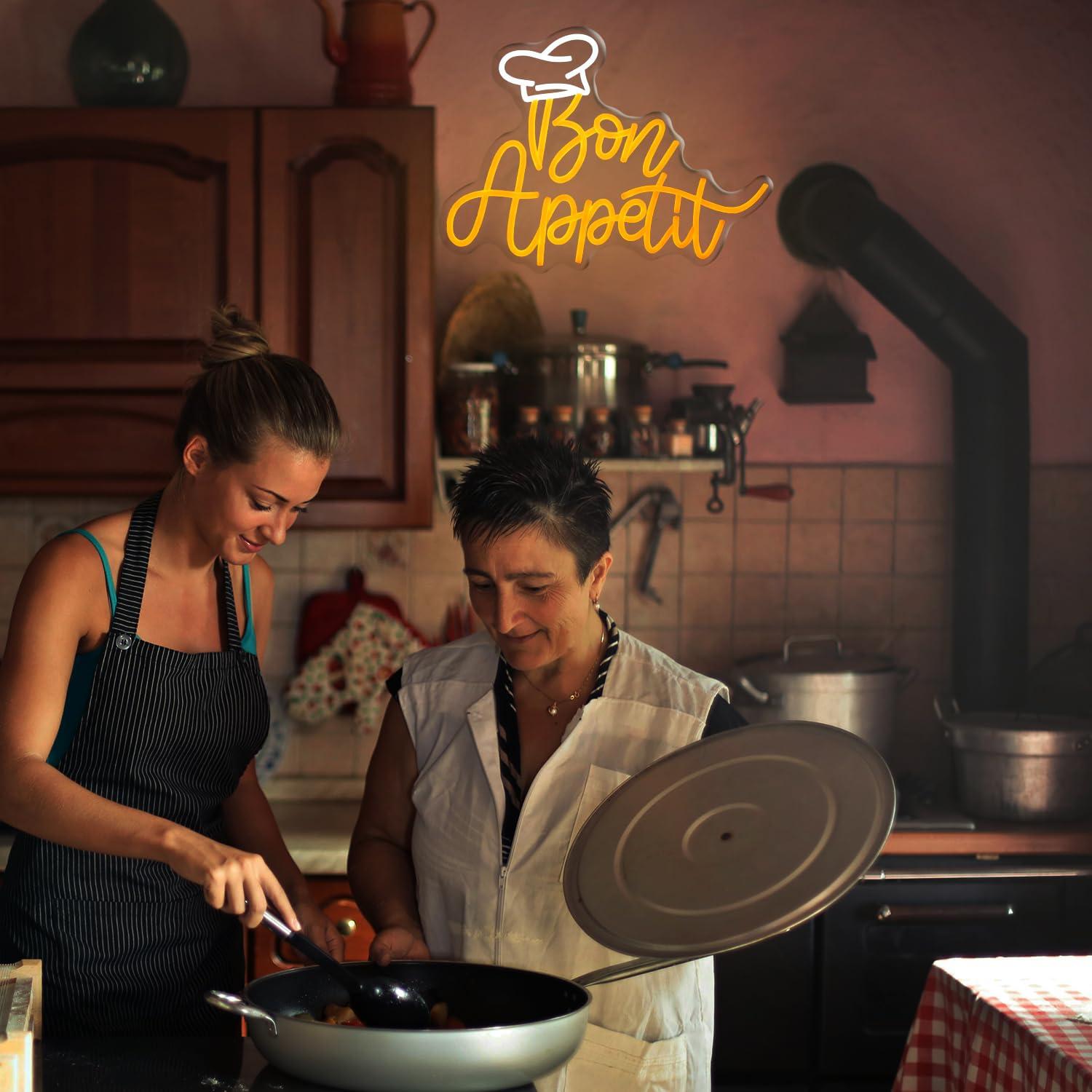 Bon Appetit Chef Hat Neon Sign - đánh giá và giá Home Kitchen & Bathroom