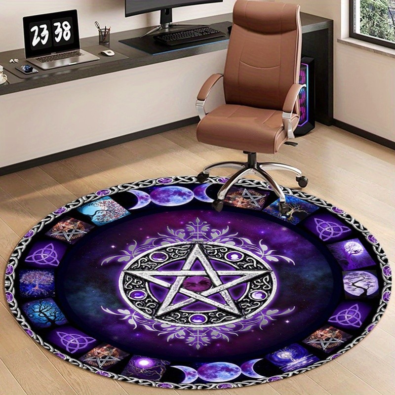 Round Blue Dragon Rug Fantasy  - đánh giá và giá Home Bathroom Trends