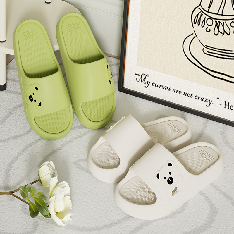 Slippers Bathroom Cartoon Bear - đánh giá và giá Home Bath